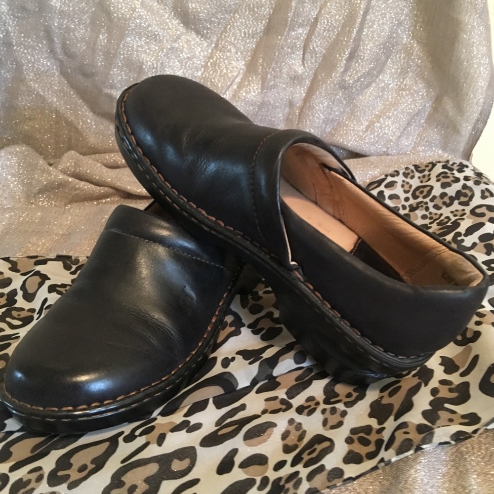 Born Black Leather Shoes